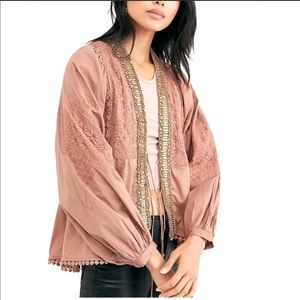 Free People Jasmine Embroidered Jacket